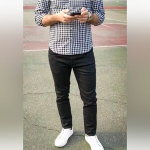 new Levi’s 510 black skinny stretch jeans size 10 reg 25 x 26 Boys Mens